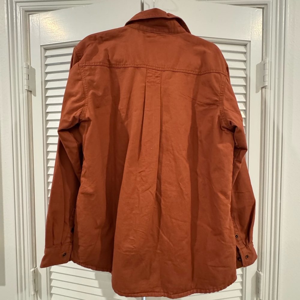 Men's Rust Shirt Jacket - Picture 2 of 8